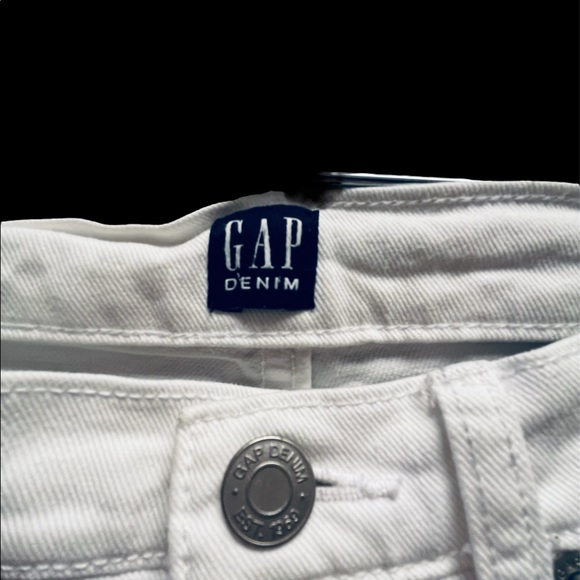 Gap high waisted white jeans size 26 - Picture 3 of 5